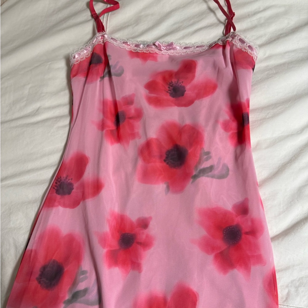 guizo floral mini dress